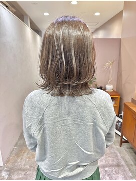 インビテーション 名古屋(invitation) ◎外ハネボブ/柔らかベージュ