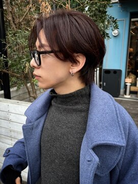 ビンゴ(BINGO) 1412韓国センターパートツーブロック刈り上げ束間ウルフカット