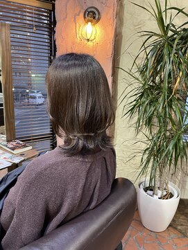 ロッソバイアルター 鎌取(ROSSO by aL-ter) 【美髪/切りっぱなしボブ/ピンクブラウン】千葉香奈