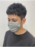 メンズカット+パーマ