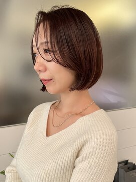 トリコ 柏(tricot) 大人可愛い/ショートボブ/切りっぱなしボブ/丸みボブ/似合わせ