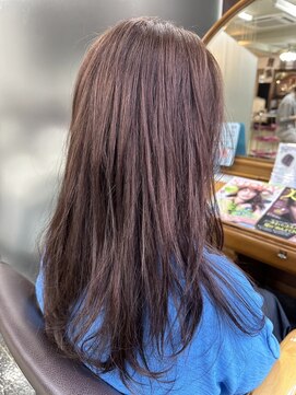 アルファ インタラクティブ エム フラワー(ALUFA interactive.M Flower) 艶感♪髪質改善カラー大人可愛いホワイトピンク20代30代40代