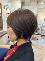 カリーナ(Carina) 〈キシタクヘアー〉秋カラー×ショートボブ