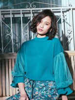 カバーヘア ブリス 北浦和(COVER HAIR bliss) 透明感ダークアッシュかきあげ前髪こなれボブパーマtk1北浦和