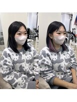 ハイエクステンション 京都駅前店(Hi-Extension) パープルピンク × ティンセル ★ mao_133