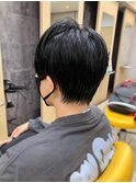 【Cut】黒染めショート