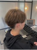 メンズツイストスパイラルパーマメンズマッシュメンズアイブロウ