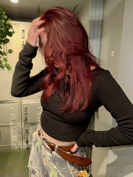 カート バイ デコ(Kurt by DECO) 【ERIKA】ワインレッド×レイヤー