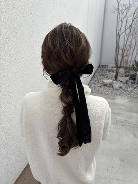 チトセ 遠石(CHITOSE) 編みおろしヘアセット