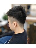 アップバングショート