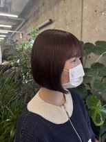 キャラハーフ 池袋東口店(KYARA HALF)&nbsp;【RUI】ボブ/暖色カラー/ピンクブラウン