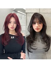 ロングヘアの流行りのレイヤーカットが得意です＊ブリーチを使ったダブルカラーもお任せください☆