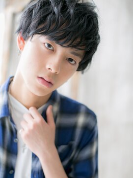 モッズヘア メン 新所沢店(mod's hair men) 20代30代ダークアッシュメンズパーマフェザーマッシュc新所沢