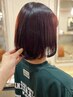 【アカリ限定】似合わせボブカット+透明感カラー+3stepTr.¥13,860→¥10,000