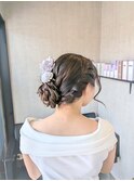 サイドお団子スタイル