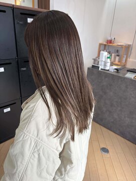 ユニ バイ マグ 長野店(Uni.by Mag) 大人可愛い大人美人くすみカラーアッシュグレーベージュ