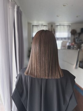 ヒュッゲ(Hygge) 【オーダー多数☆】ブリーチなしダブルカラー赤み無しブラウン