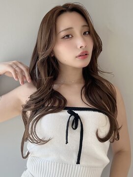 ソラ 広尾店(SORA) ロングレイヤーカット/くびれ巻き/大人可愛いヘア