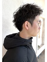 ディプティック ヘアー チェンジ ミュージアム(diptych Hair Change Museum) 短髪無造作パーマ