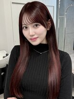 セラン 表参道(Celan)&nbsp;チェリーレッド/縮毛矯正/髪質改善/前髪縮毛矯正