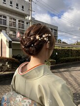 インバンブー(im.bamboo)&nbsp;訪問着にも合うアップスタイル