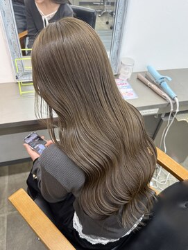 グリードヘアー(greed hair) ブリーチなし!olive beige☆