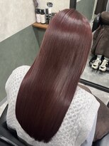 リリー 草津店(.Lily) 20代30代40代50代 髪質改善ピンクカラー 艶髪ストレート美髪