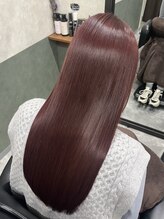 リリー 草津店(.Lily) 20代30代40代50代 髪質改善ピンクカラー 艶髪ストレート美髪