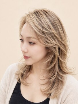モーイトウキョウ美容室(Mooi Tokyo美容室) 透明感ハイトーンレイヤー