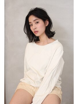 ソルト(Salt) 大名<Salt>ラフウエーブミディ×ベージュカラー(OKABE)3