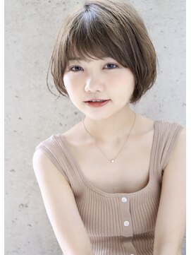 ヘアアンドメイク シークネクスト(HAIR&MAKE SeeK NEXT) 【SeeK NEXT】マッシュボブ　ミルクベージュ