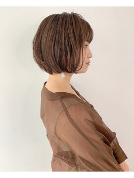 ビーハイブ 一番町店 アヴェダ(BEHIVE) ナチュラル丸みショートボブ
