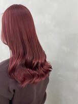 エンドリンク(endlink) 韓国人風ワインレッドカラー