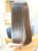 髪質改善ロングくすみベージュ◎20代30代40代50代