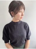 おんまゆショート×オリーブグレージュ【elCERCA高田馬場】
