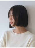 大人のストレートボブ