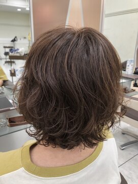 プールドゥマン 屯田(POUR DEMAIN) 【POURDEMAIN】ボブ×パーマ