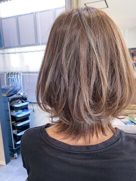 ボヌール 蒲田東口店(Bonheur) 外ハネ　ウルフスタイル