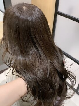 アース コアフュールボーテ 伊勢崎(EARTH coiffure beaute) モカブラウン艶カラーブリーチなしカラー