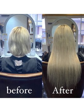 プルクローム(PULL CHROME) 【PULL EXTE】ホワイトロング/特色カラー/夏/韓国風/アイドル