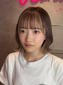 ロンドヴァリー 渋谷店(Lond vallee) 韓国風顔周りインナーカラーベージュ！