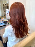 ロング×オレンジ