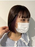 ラベンダーインナーカラー