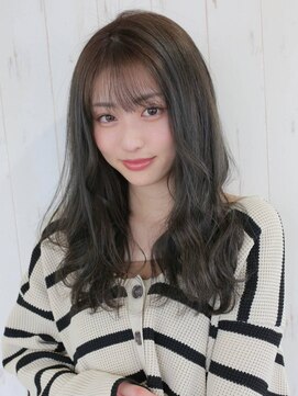 アグ ヘアー ティンバー 小松2号店(Agu hair timber) 《Agu hair》薄バングムルギョル巻×numberA.ヘアバター