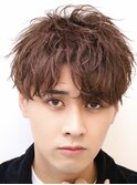 波巻きパーマメンズツイストスパイラルパーマツーブロック