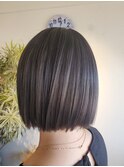 切りっぱなしボブ