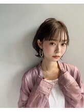 ヨヨ(YOYO) 大人可愛いひし形ラベンダーアッシュ