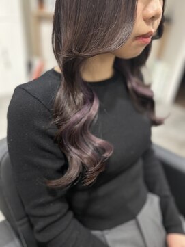 ラフ 難波店(LAFF) #黒髪#ボブルフ#ネビージュ#小顔#ワンレン