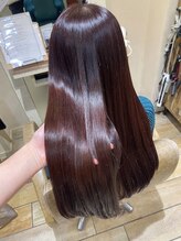 リープアルケー ヘアアンドヘッドスパ 錦糸町北口店(leap arche Hair&head spa) ミニウルフ/デジタルパーマ/チェリーブラウン/髪質改善/錦糸町
