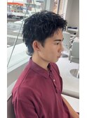スパイキーショート ピンパーマ